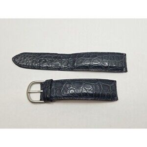 David Yurman Blue Alligator Leather Watch Strap Band 20MM Buckle